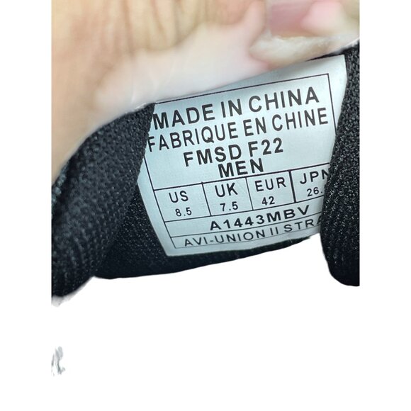 Avia Avi Union Mens Black Slip Resistant Athletic Sneakers Size 8.5 SKU 9287 - Picture 6 of 12